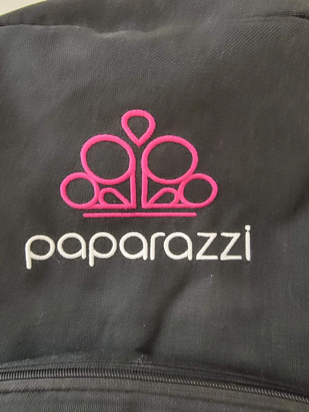 Paparazzi Convention Exclusive Black Backpack with Pink Logo